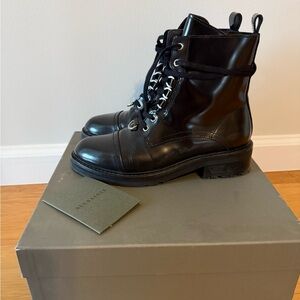 All Saints classic black boot; worn once